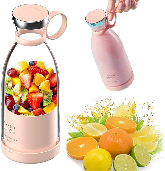 🍓 Fresh Juice Portable Blender – USB Rechargeable Mini Juicer Bottle 🥤✨